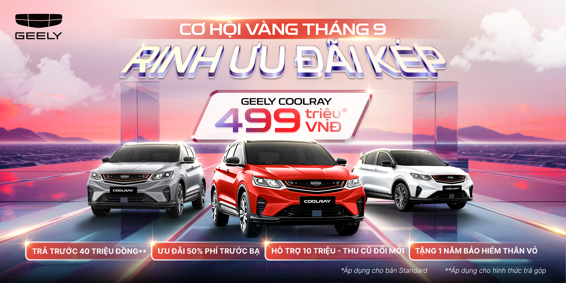 Giá xe geely coolray